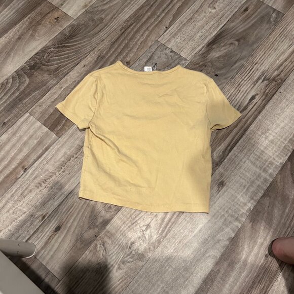 Womens, Yellow, H&M, Crop Top, Baby Tee. - Picture 2 of 3